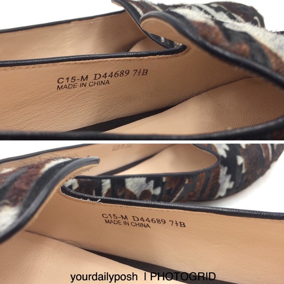 Calf hair Cole Haan women’s multicolor Deacon slip-on loafers flats US 7.5 - Picture 10 of 13